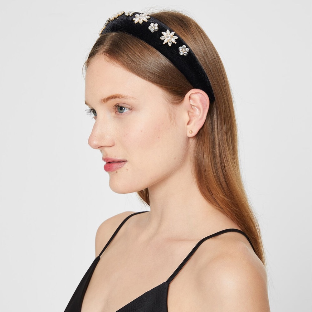 Embellished Headband - Brand New - NEVER WORN - Black